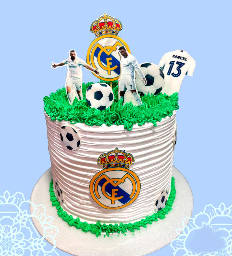 Pastel de Real Madrid Floresta
